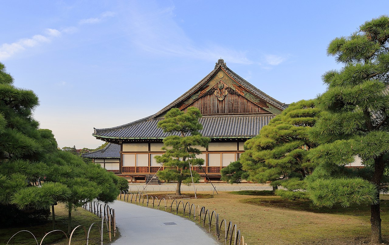 The grand Ninomaru Palace at Nijo Castle, a UNESCO World Heritage site, with its intricate architecture