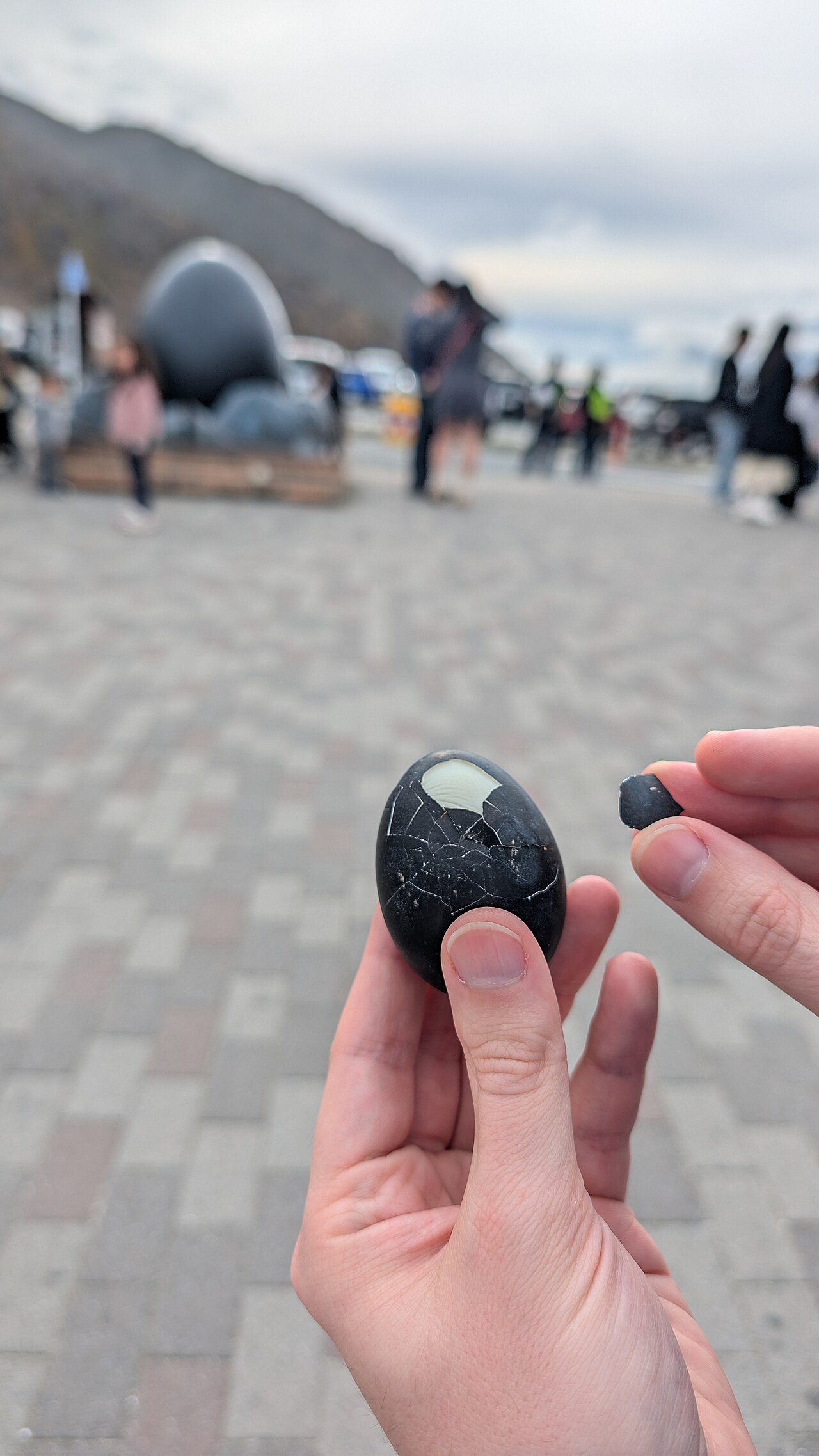 Volcanic steam vents and black eggs at Owakudani