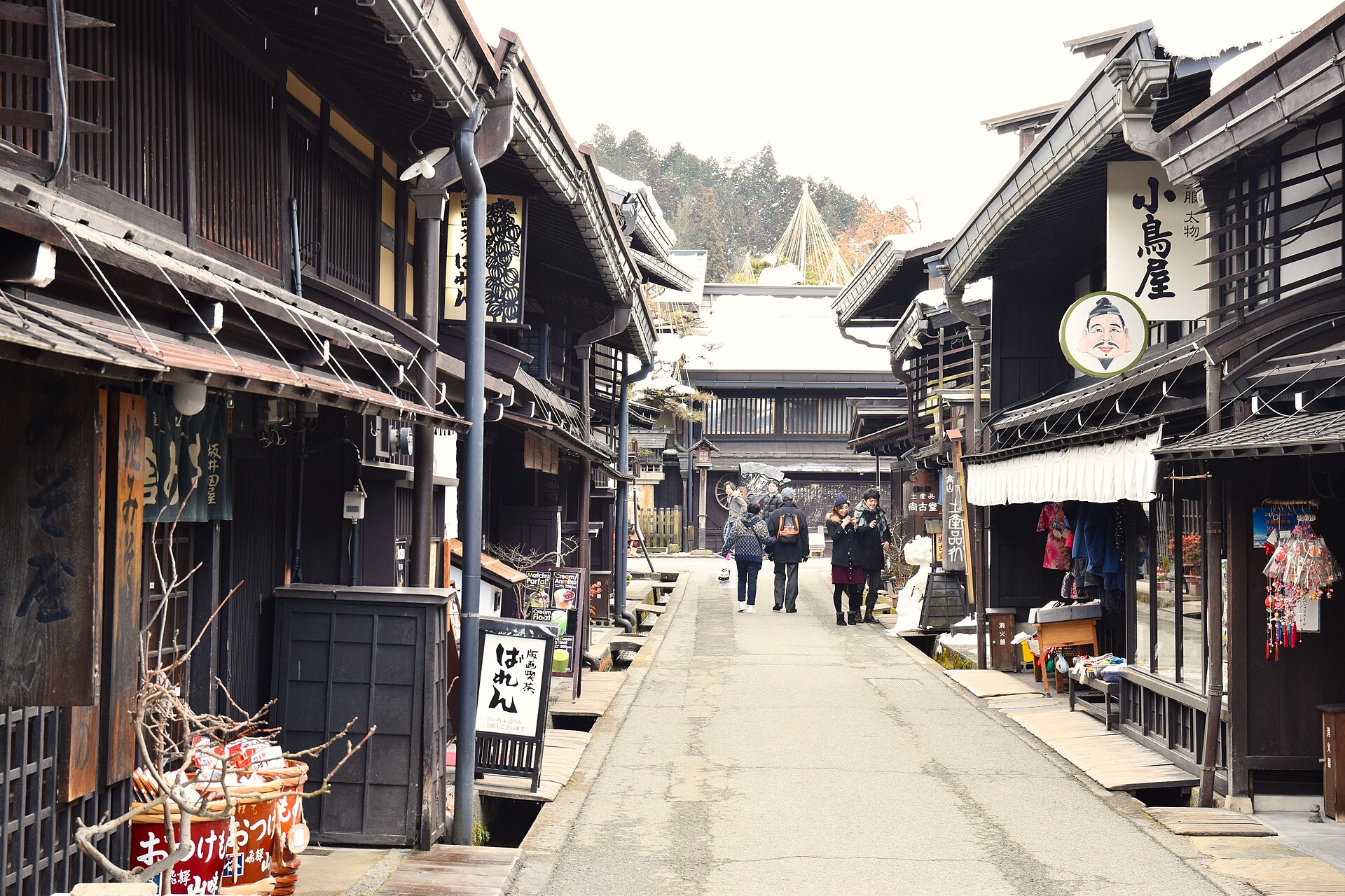 Preserved merchant houses in Takayama old town